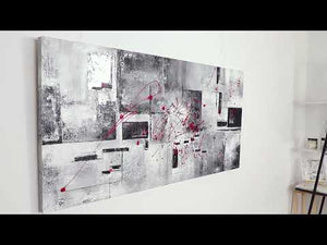 Hand painted wall art original with frame "Courage"