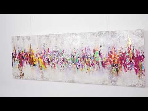 Acrylic Painting "Abstraktion II" – Hand-Painted Modern Wall Art on Canvas