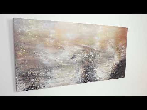 Wall decor for living room with frame "Elemental power"