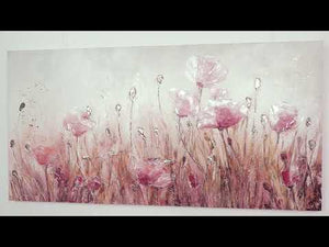 Modern flower wall painting "April"