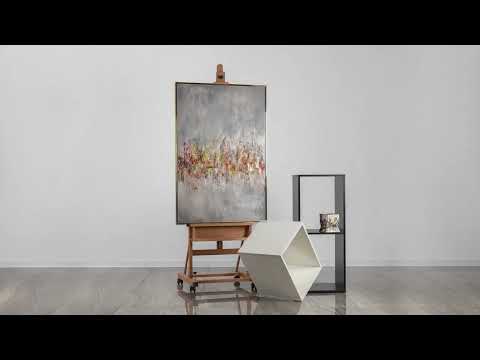 Framed canvas painting for living room "Bright horizon"