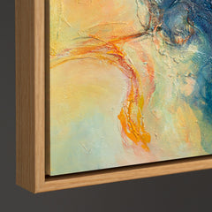 Reliefbild Acrylmalerei modern farbenreich