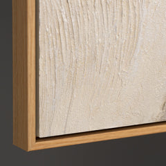 Reliefdetail Acrylmalerei beige modern