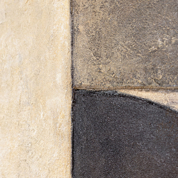 Reliefmalerei mit klaren Formen