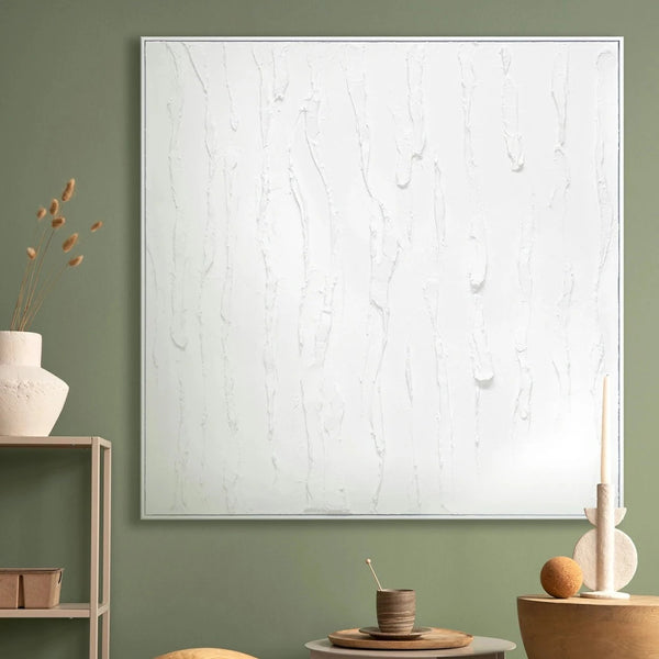 Modern wall decor for living room "Life III" 40x40 inch