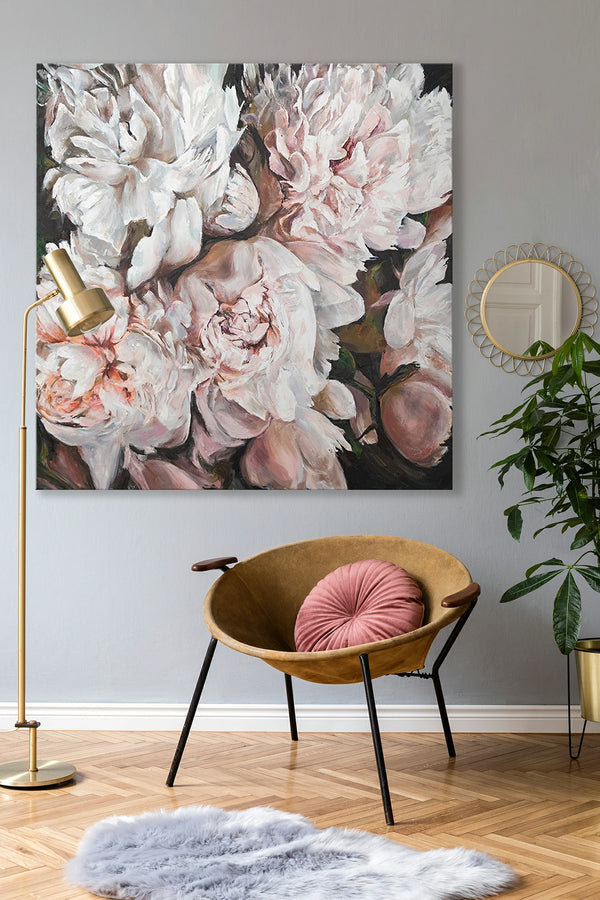 Blumenkunst Handgemalt Leinwand